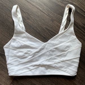 White crop top